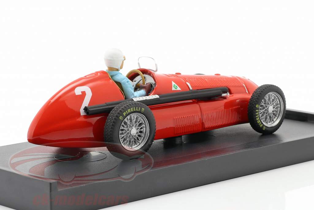 G. Farina Alfa Romeo 158 #2 Champion du monde Grande Bretagne GP F1 1950 1:43 Brumm