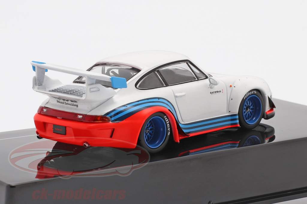Porsche 911 (993) RWB Rauh-Welt Martini bianca 1:43 Ixo