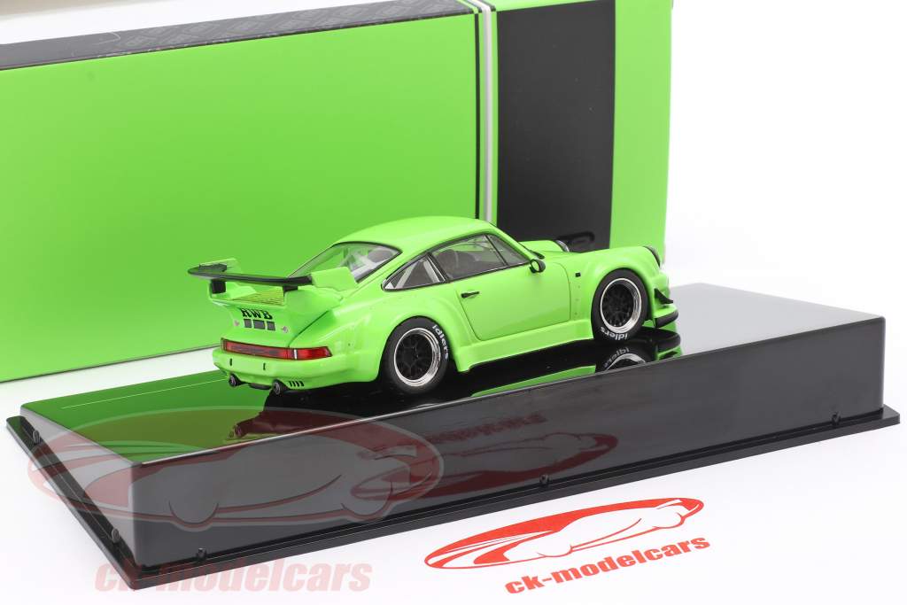 Porsche 911 (930) RWB Rauh-Welt яркий зеленый 1:43 Ixo