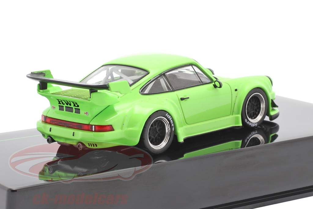 Porsche 911 (930) RWB Rauh-Welt lyse grøn 1:43 Ixo
