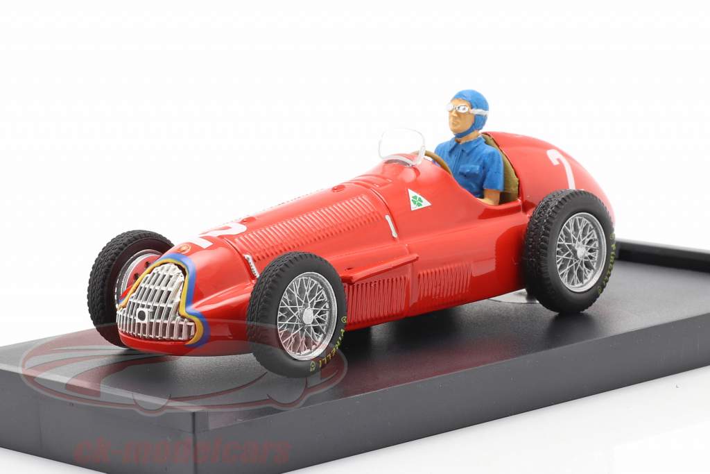 Juan Manuel Fangio Alfa Romeo 159 #2 Champion du monde Belgique GP F1 1951 1:43 Brumm