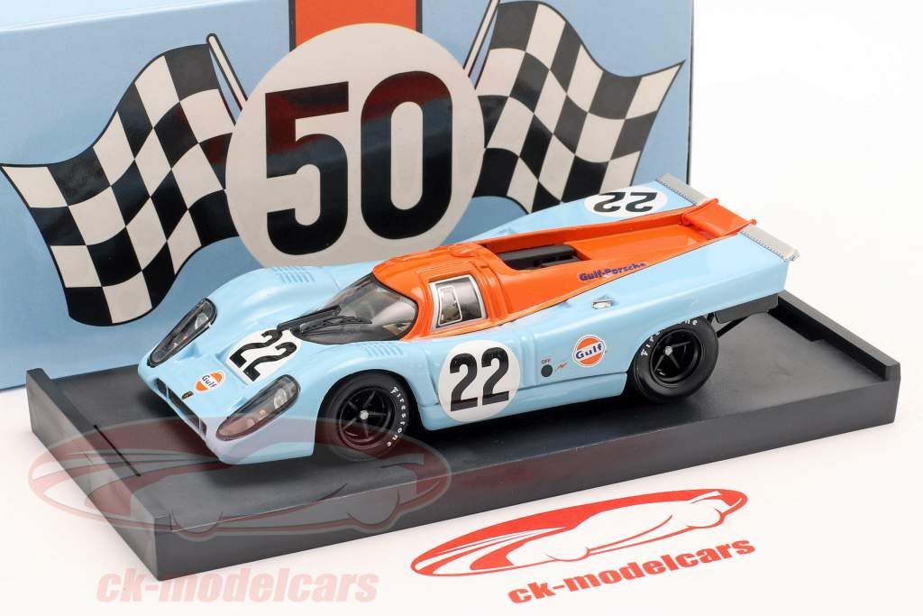 º 22 do Golfo Porsche 917 K Hailwood, Hobbs 24h LeMans 1970 1:43 Brumm
