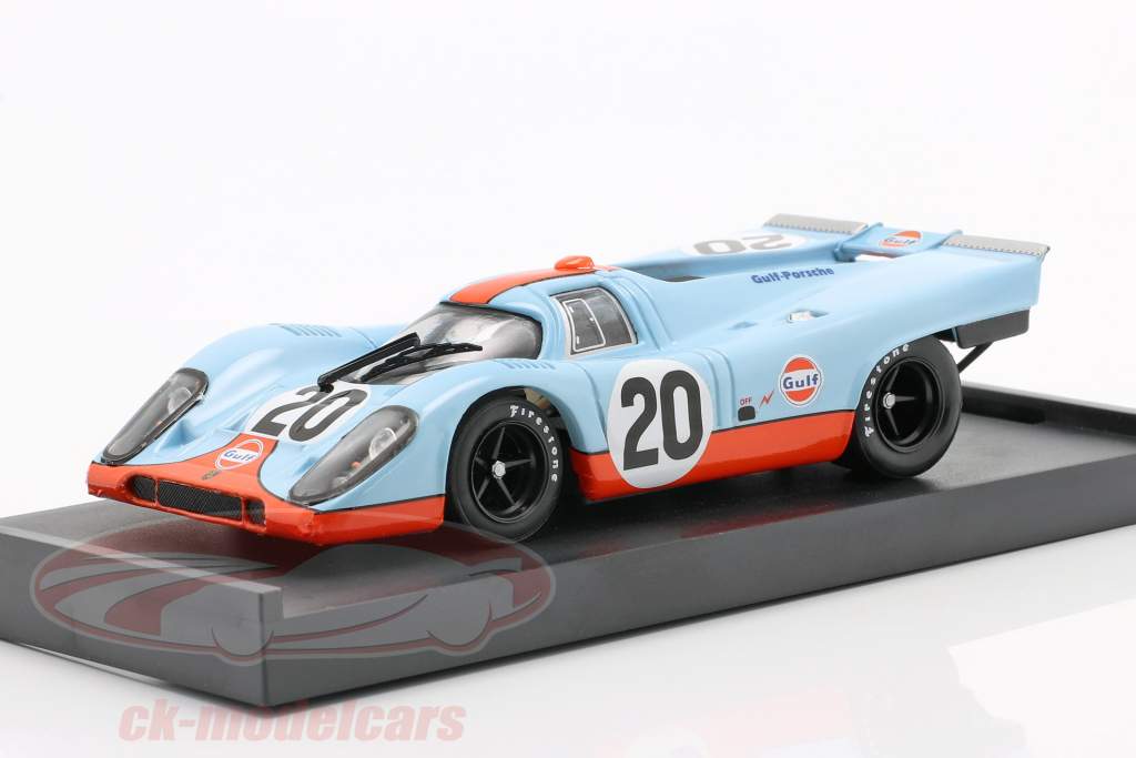 º 20 do Golfo Porsche 917 K Siffert Redman 24h LeMans 1970 1:43 Brumm