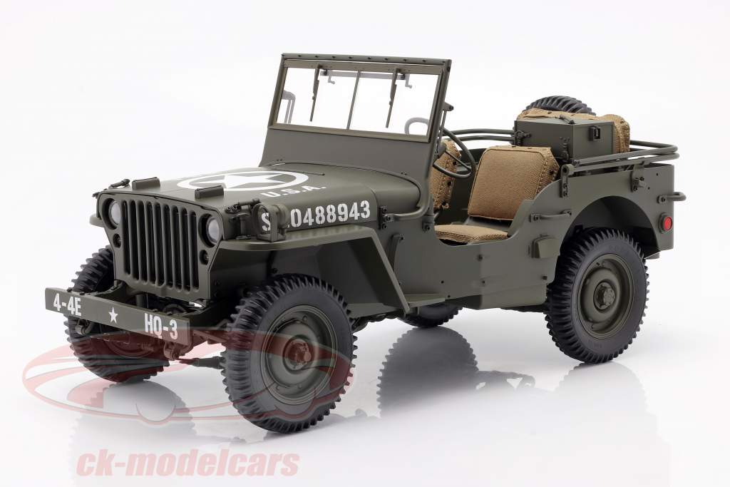 Premium X 18 Jeep Willys MB with trailer and M3 Antitank