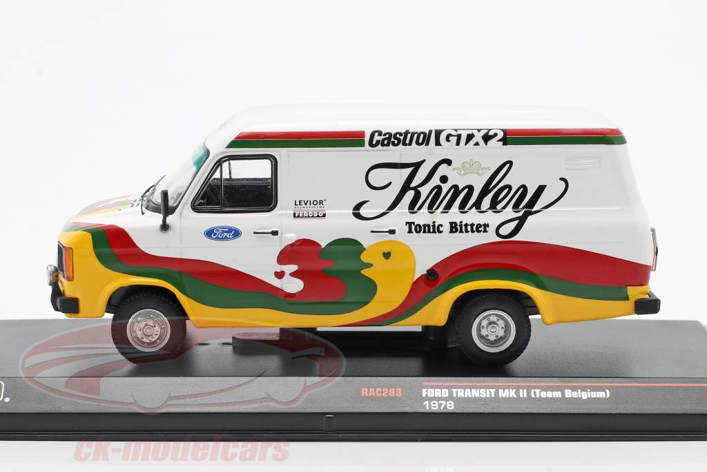 Ford Transit MK II Baujahr 1978 Kinley Team Belgien 1:43 Ixo