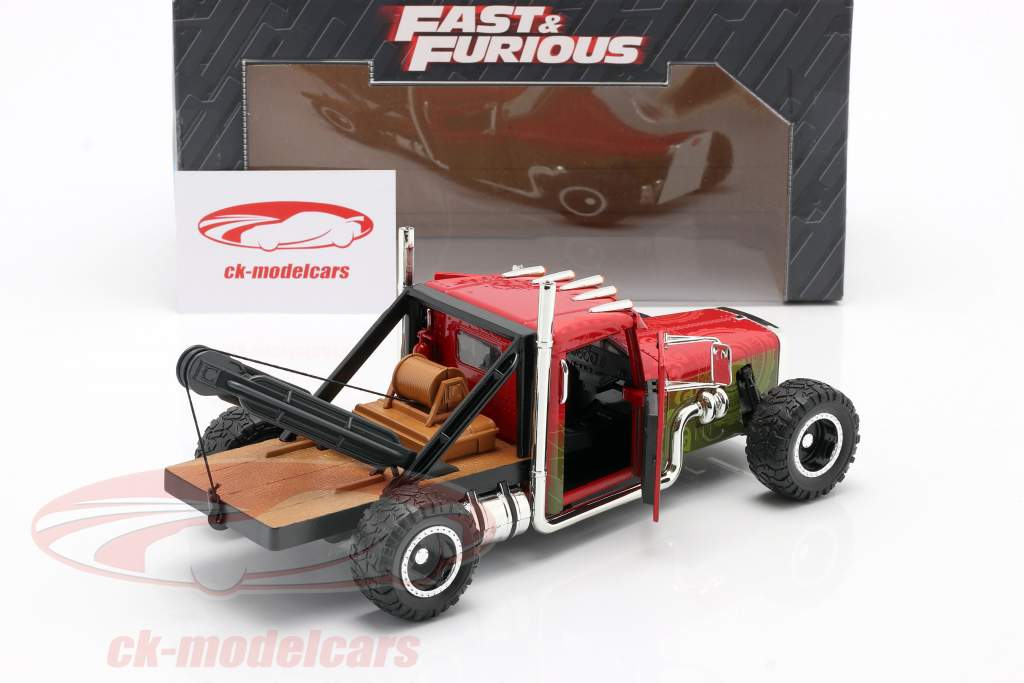 Custom Peterbilt 拖 卡车 Fast & Furious Hobbs & Shaw (2019) 1:24 Jada Toys