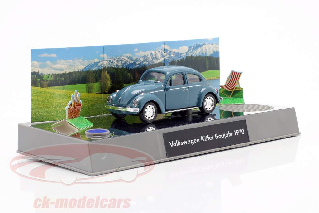 VW Escarabajo Adventskalender: Volkswagen VW Escarabajo azul 1:43 Franzis