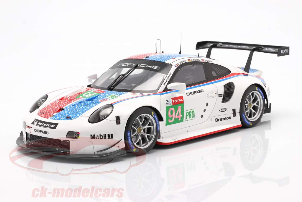 Porsche 911 RSR #94 24h LeMans 2019 Porsche GT Team 1:18 Spark