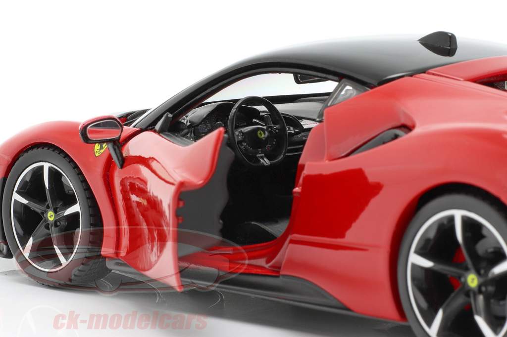 Ferrari SF90 Stradale Byggeår 2019 rød 1:24 Bburago