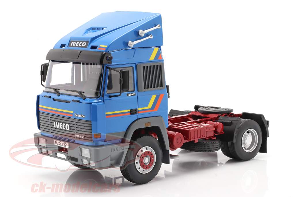 Iveco Turbo Star Truck year 1988 blue 1:18 Road Kings