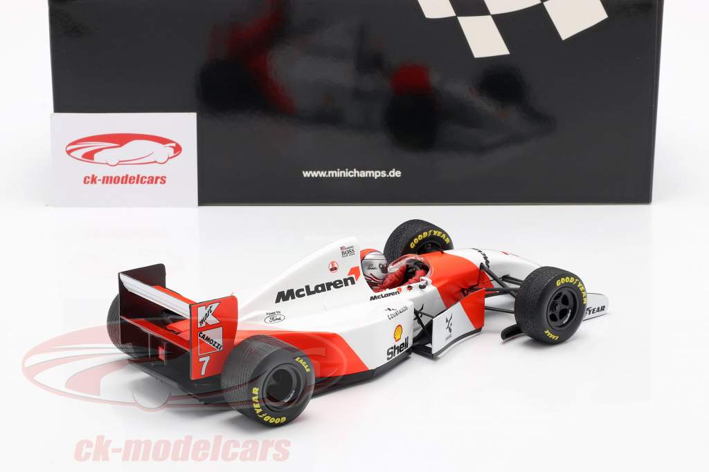 Michael Andretti McLaren MP4/8 #7 6 ° europeo GP formula 1 1993 1:18 Minichamps