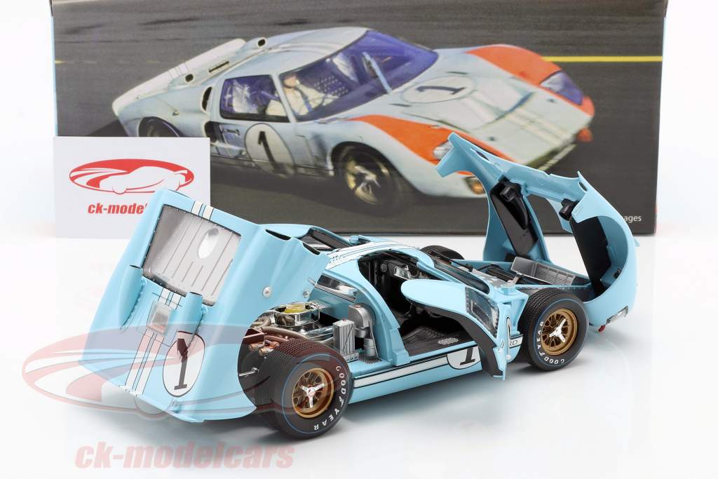 Ford GT40 MK II #1 2 24h LeMans 1966 Miles, Hulme 1:18 ShelbyCollectibles