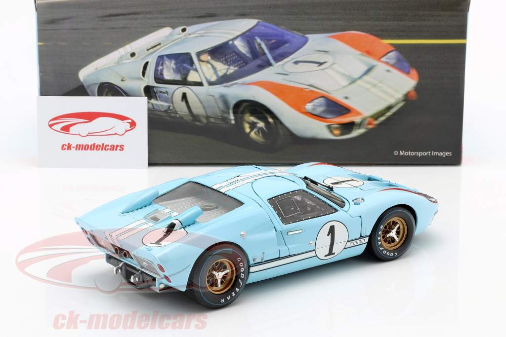 Ford GT40 MK II #1 第2 24h LeMans 1966 Miles, Hulme 1:18 ShelbyCollectibles