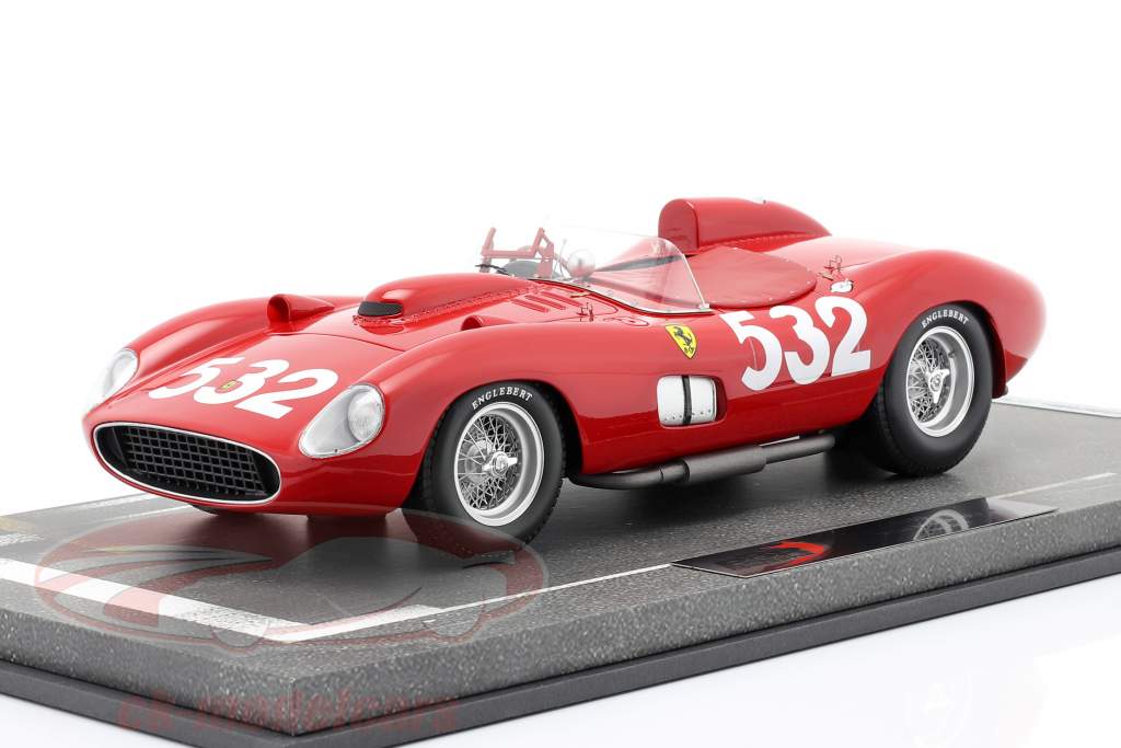 Ferrari 315 Sport #532 2nd Mille Miglia 1957 Graf Berghe von Trips 1:18 BBR