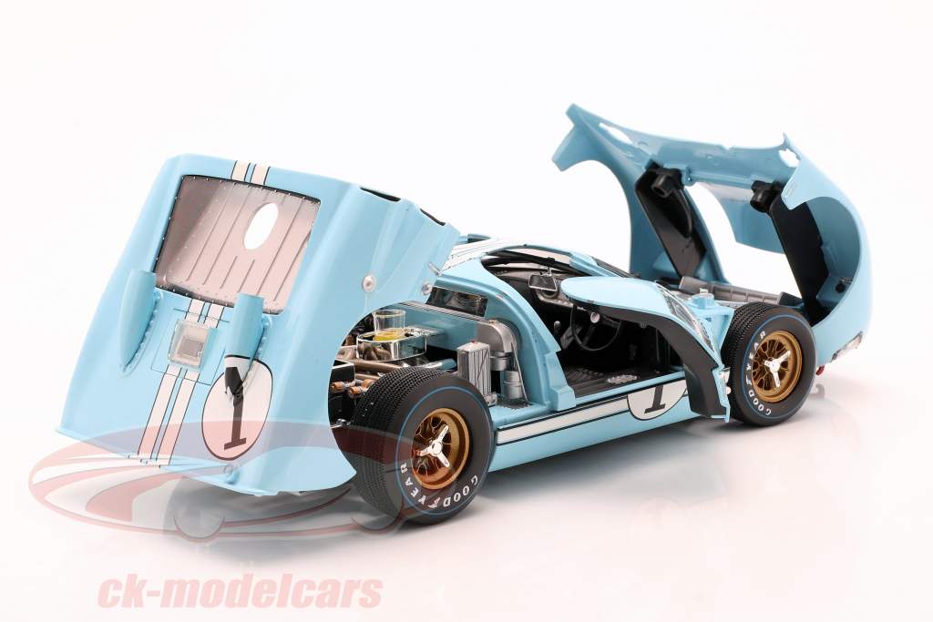 Ford GT40 MK II #1 2nd 24h LeMans 1966 Miles, Hulme 1:18 ShelbyCollectibles