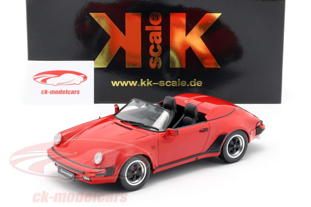 Porsche 911 Speedster 建設年 1989 赤 1:18 KK-Scale