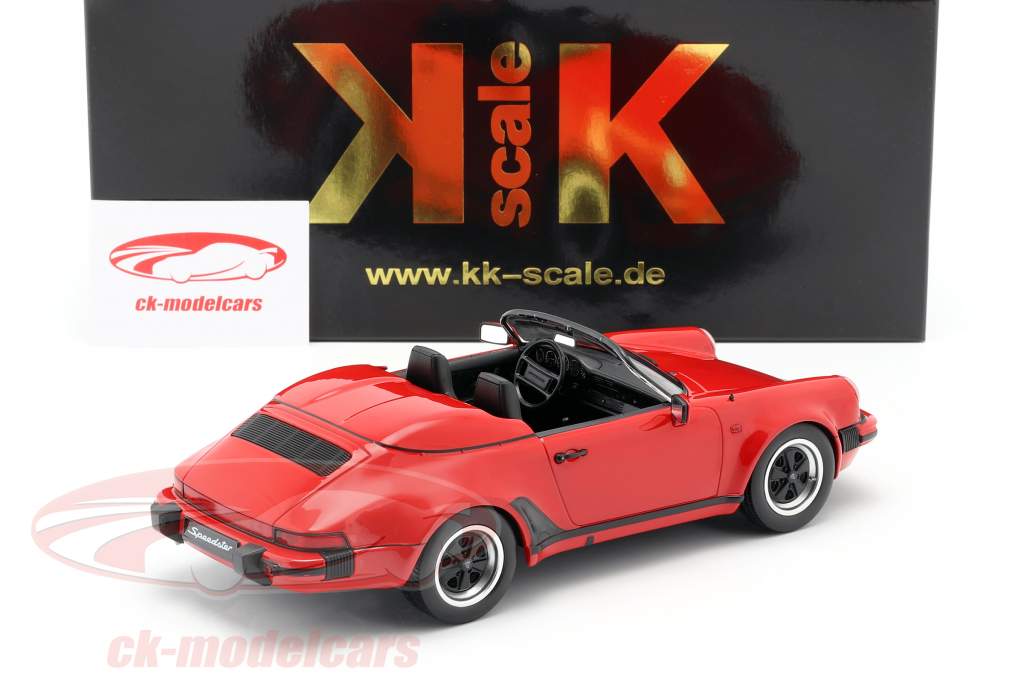 Porsche 911 Speedster Année de construction 1989 rouge 1:18 KK-Scale