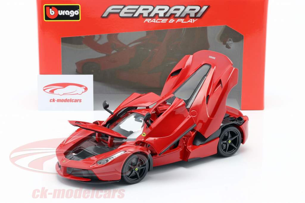 Bburago Ferrari Race & Play Modellauto LaFerrari 1:43 Spielzeugauto Auto 