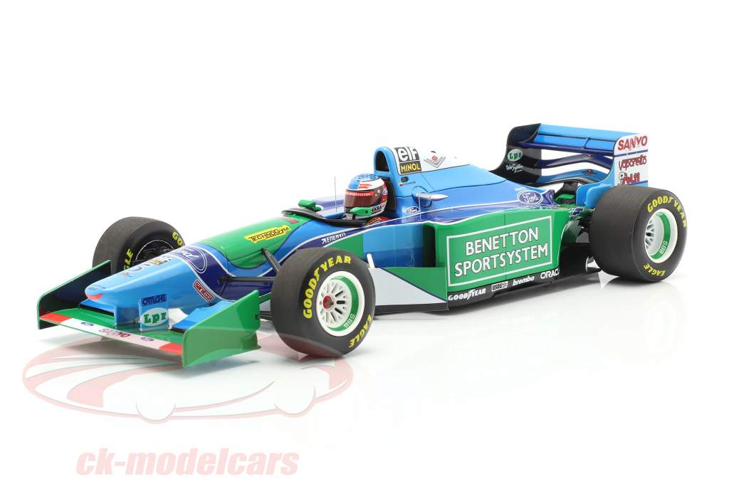 M. Schumacher Benetton B194 #5 winnaar Hongarije F1 Wereldkampioen 1994 1:18 Minichamps