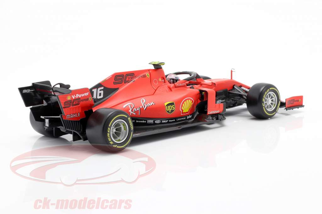Charles Leclerc Ferrari SF90 #16 Ganador italiano GP fórmula 1 2019 1:18 Bburago