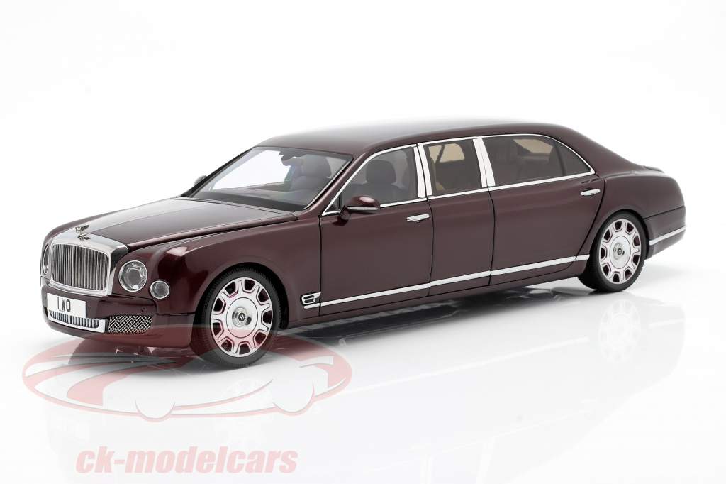 Bentley Mulsanne Grand Limousine by Mulliner 2017 bordeaux 1:18 Almost Real