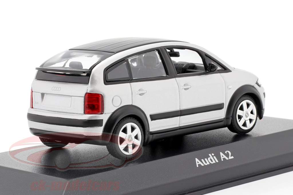 Audi A2 (8Z) year 2000 silver 1:43 Minichamps