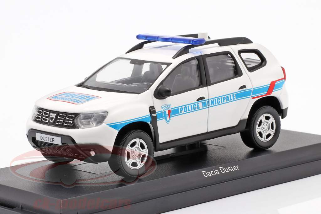 Dacia Duster Police Municipale 2018 white / blue 1:43 Norev