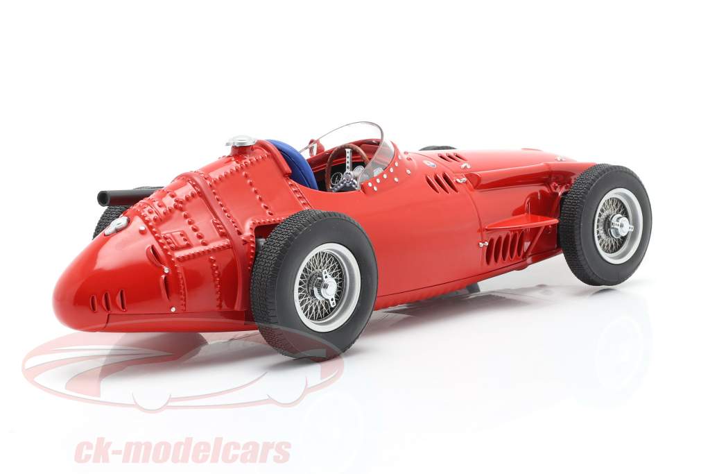 Maserati 250F formule 1 1957 Plain Body Edition rouge avec Jaune nez 1:18 CMR