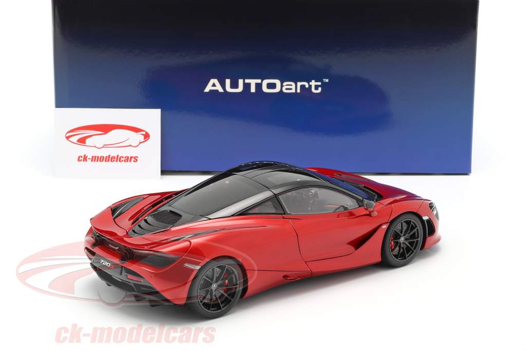 McLaren 720S Año de construcción 2017 rojo metálico 1:18 AUTOart
