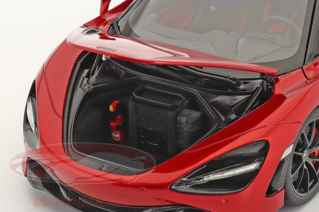 McLaren 720S Ano de construção 2017 vermelho metálico 1:18 AUTOart