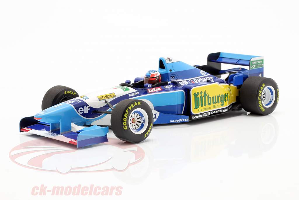 M. Schumacher Benetton B195 #1 grote Oceaan GP F1 Wereldkampioen 1995 1:18 Minichamps