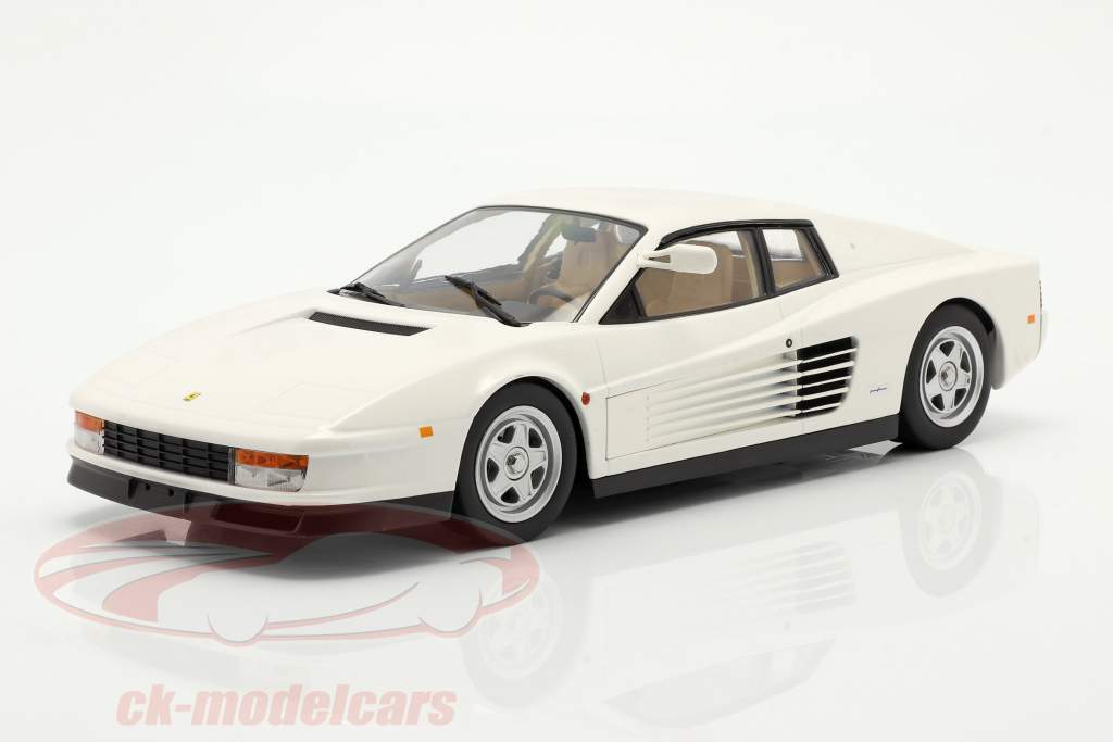 Ferrari Testarossa Monospecchio Versão dos EUA Ano de construção 1984 Branco 1:18 KK-Scale