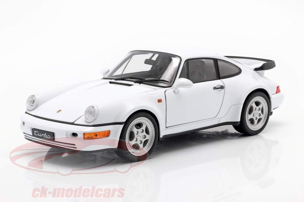 Porsche 911 (964) Turbo hvid 1:18 Welly