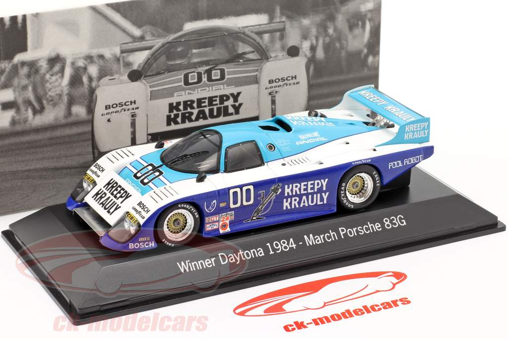 March Porsche 83G #00 Winner 24h Daytona 1984 Kreepy Krauly Racing 1:43  Spark