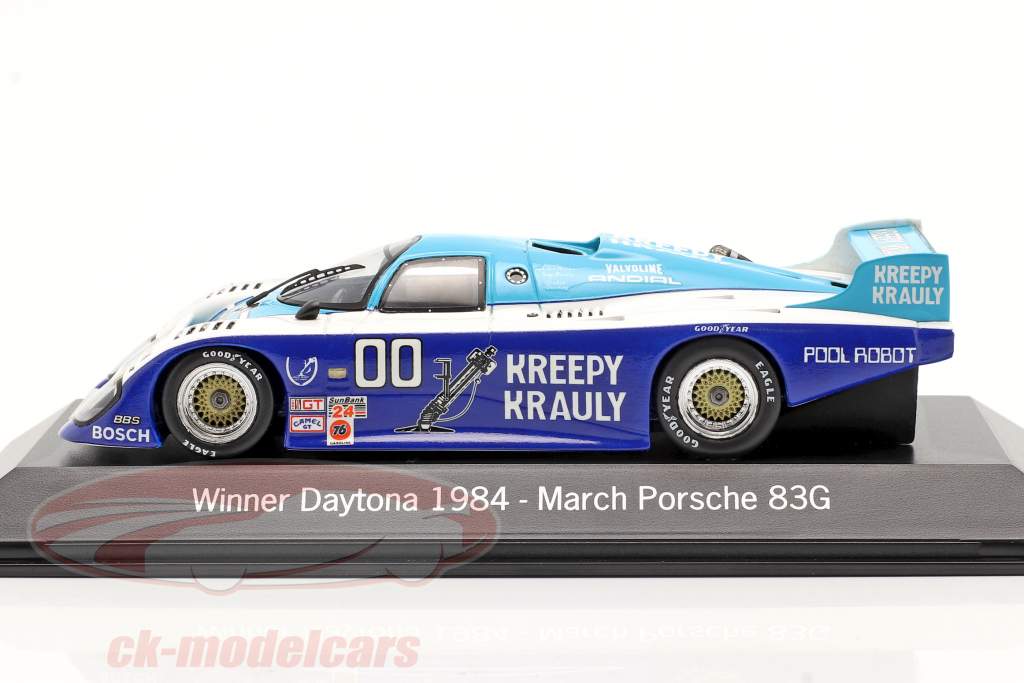 Maart Porsche 83G #00 Winnaar 24 Daytona 1984 Kreepy Krauly Racing 1:43 Spark