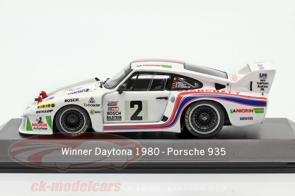Porsche 935 #2 Vincitore 24h Daytona 1980 Joest, Stommelen, Merl 1:43 Spark