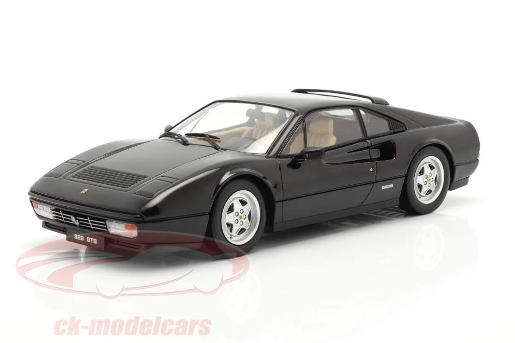 Ferrari 328 GTB year 1985 black 1:18 KK-Scale
