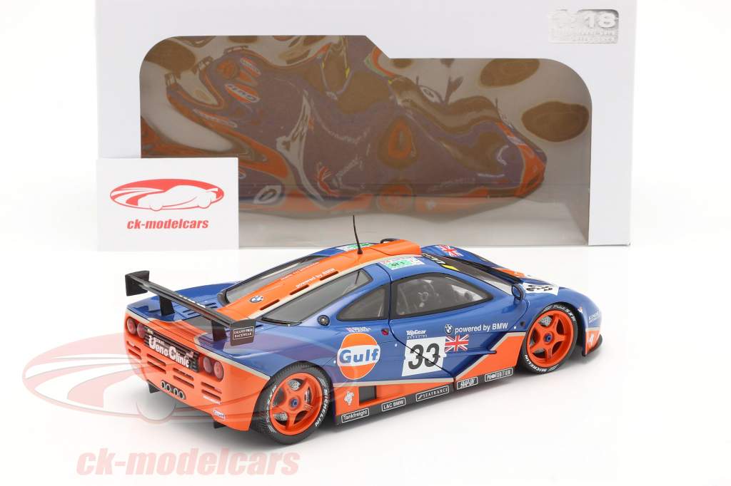 McLaren F1 GTR #33 9e 24h LeMans 1996 Gulf Racing 1:18 Solido