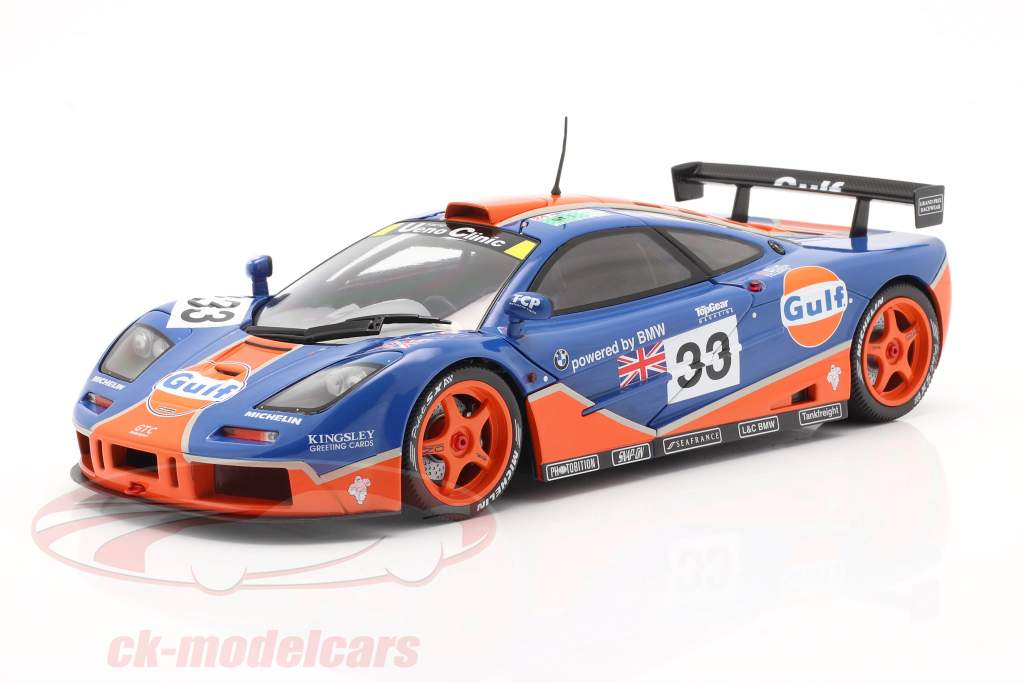 Solido 1 18 Mclaren F1 Gtr 33 9th 24h Lemans 1996 Gulf Racing S Model Car S