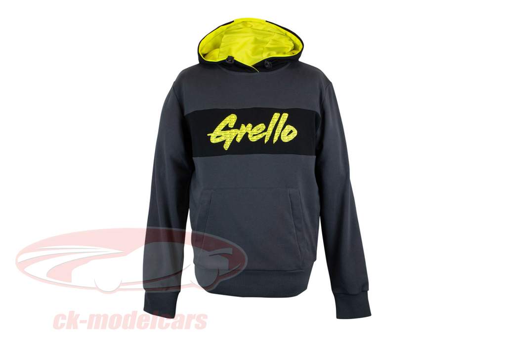 Manthey-Racing Jersey con capucha Grello 911 gris / amarillo