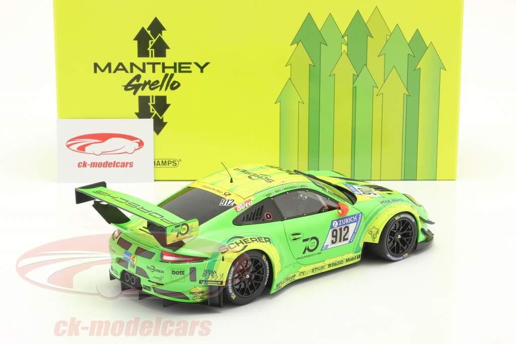 Porsche 911 GT3 R No.912 Manthey Racing Winner 24H Nürburgring 2018 Spark 1:18 