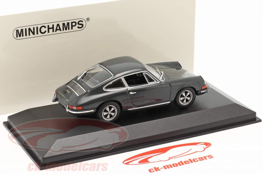 gris pizarra Minichamps Porsche 911 a/ño de construcci/ón 1964 escala 1:43.