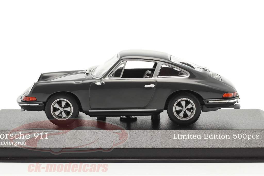 Porsche 911 Baujahr 1964 schiefergrau 1:43 Minichamps