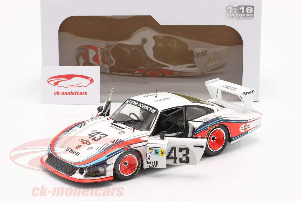Porsche 935/78 Moby Dick #43 第八名 24h LeMans 1978 Schurti, Stommelen 1:18 Solido