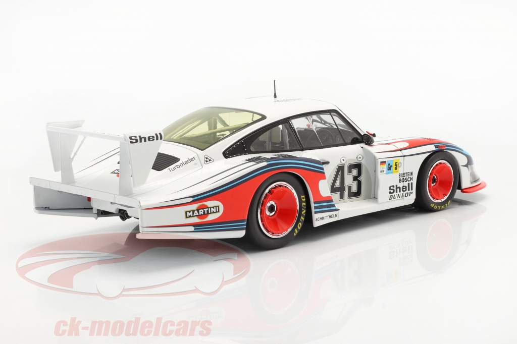 Porsche 935/78 Moby Dick #43 第八名 24h LeMans 1978 Schurti, Stommelen 1:18 Solido