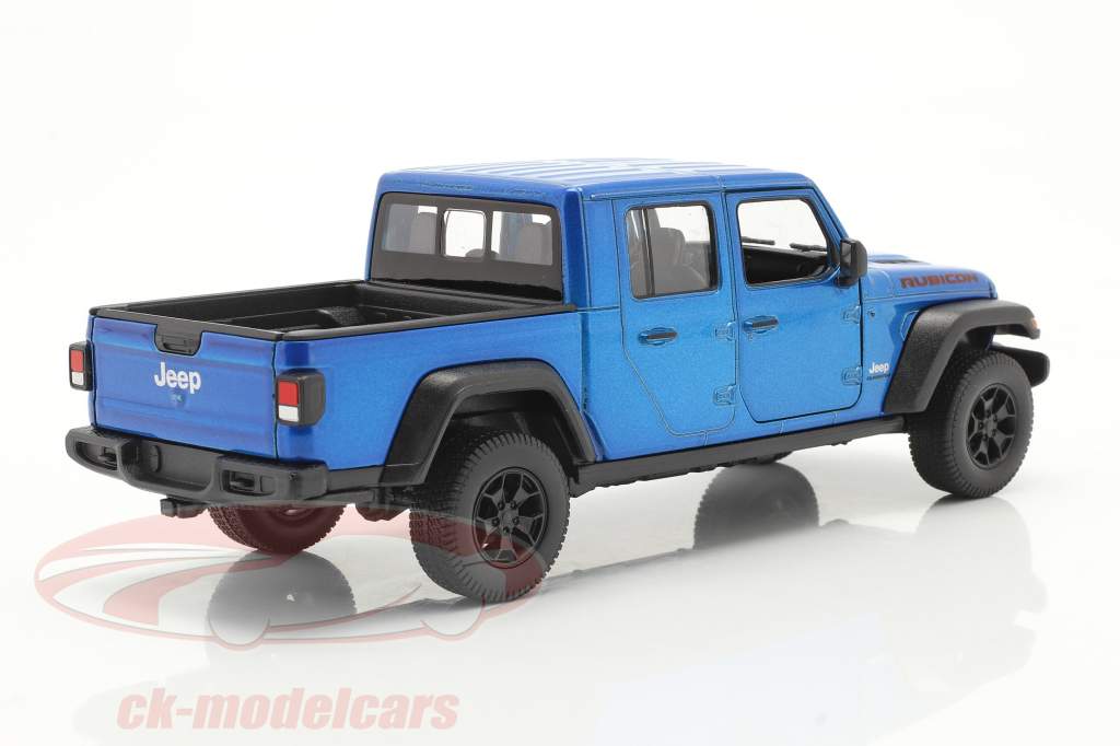 Jeep Gladiator Rubicon Pick-Up 建設年 2020 青い メタリック 1:24 ウェリー