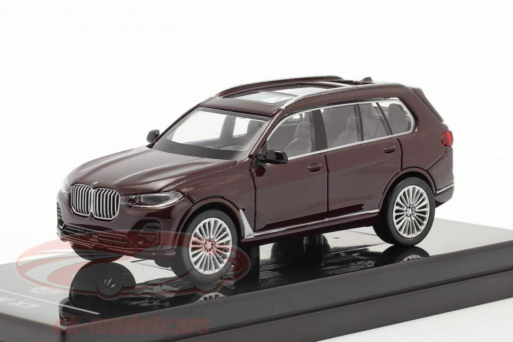 BMW X7 (G07) LHD Baujahr 2019 ametrine rot metallic 1:64 Paragon Models