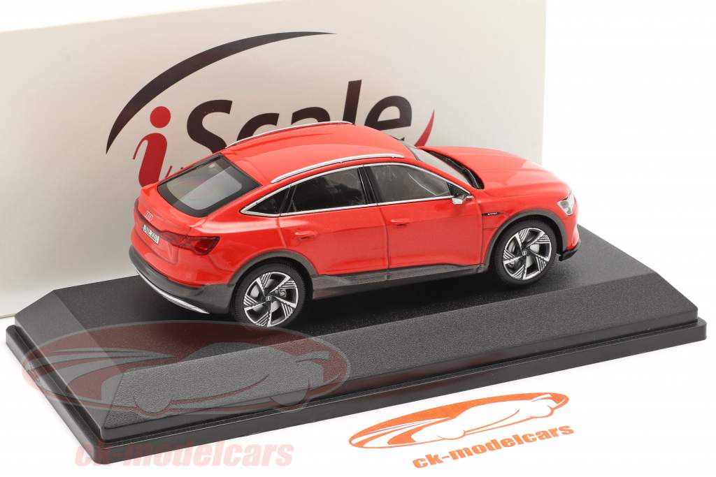 Audi e-tron Sportback Bouwjaar 2020 catalunya rood 1:43 iScale