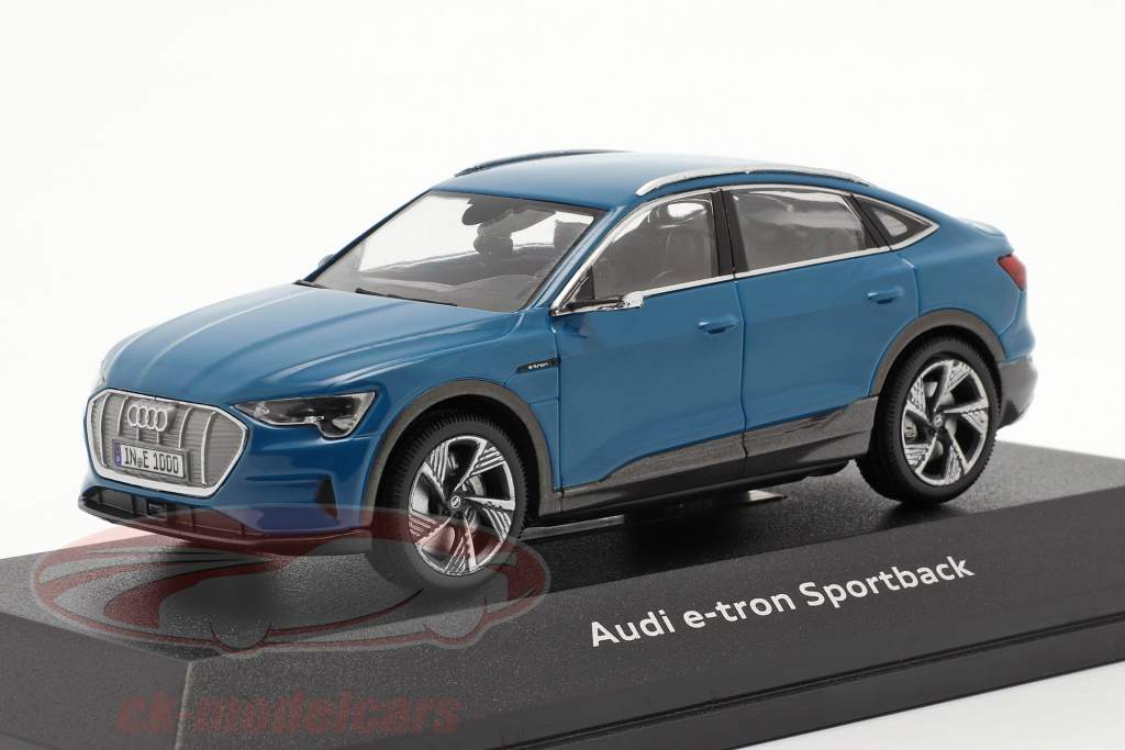 Audi e-tron Sportback Anno di costruzione 2020 antigua blu 1:43 iScale
