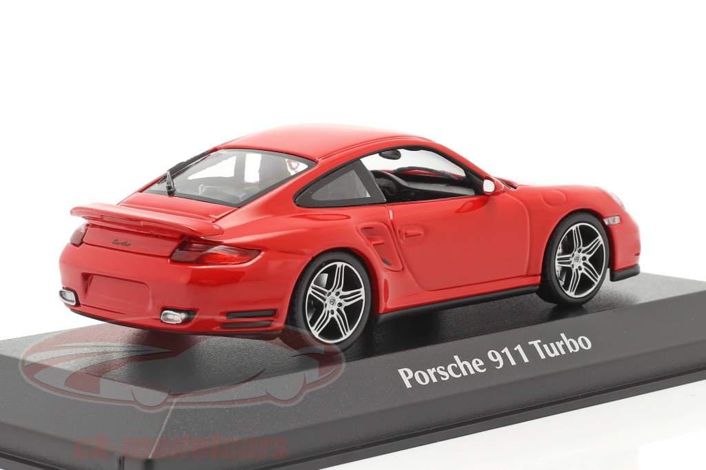 Porsche 911 (997) Turbo Ano de construção 2006 vermelho 1:43 Minichamps